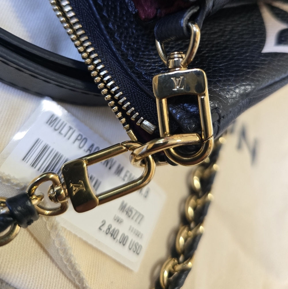 Louis Vuitton Multi Pochette Accessoires Bicolor Monogram Empreinte - Picture 14 of 17